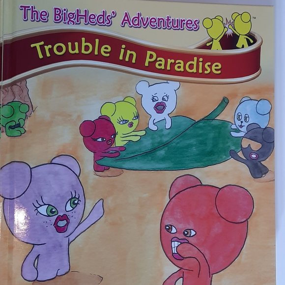 The Bigheds Adventures Trouble in Paradise Book - Picture 1 of 2